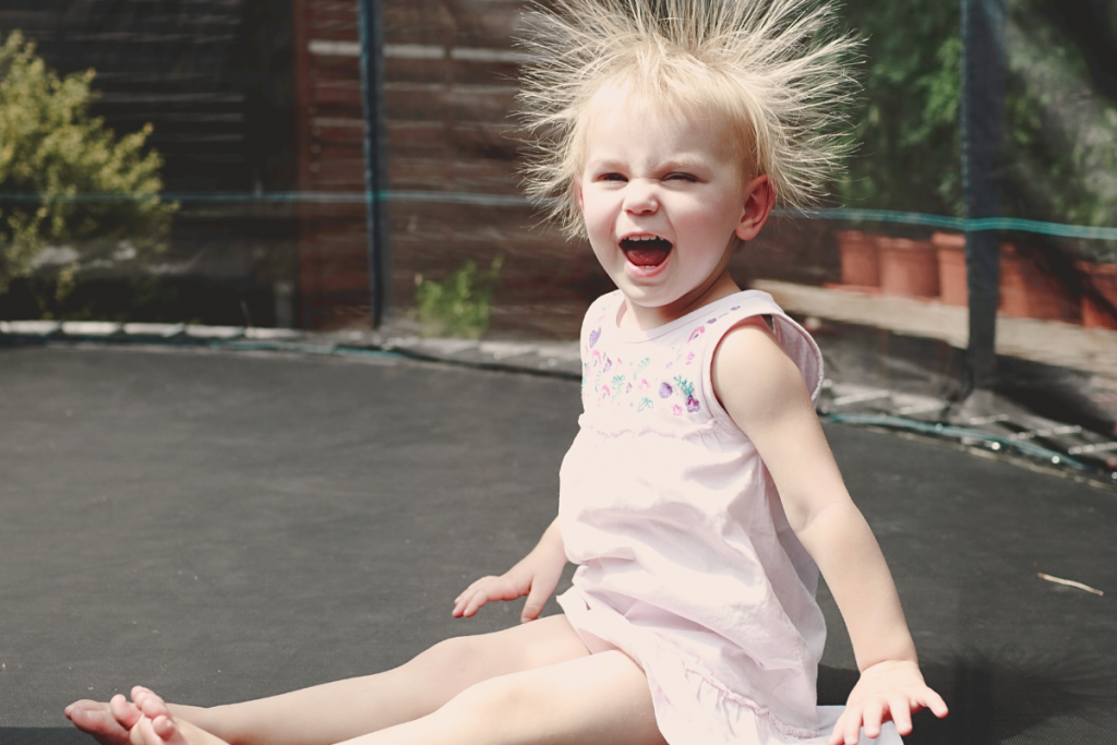 trampoline kinetic energy